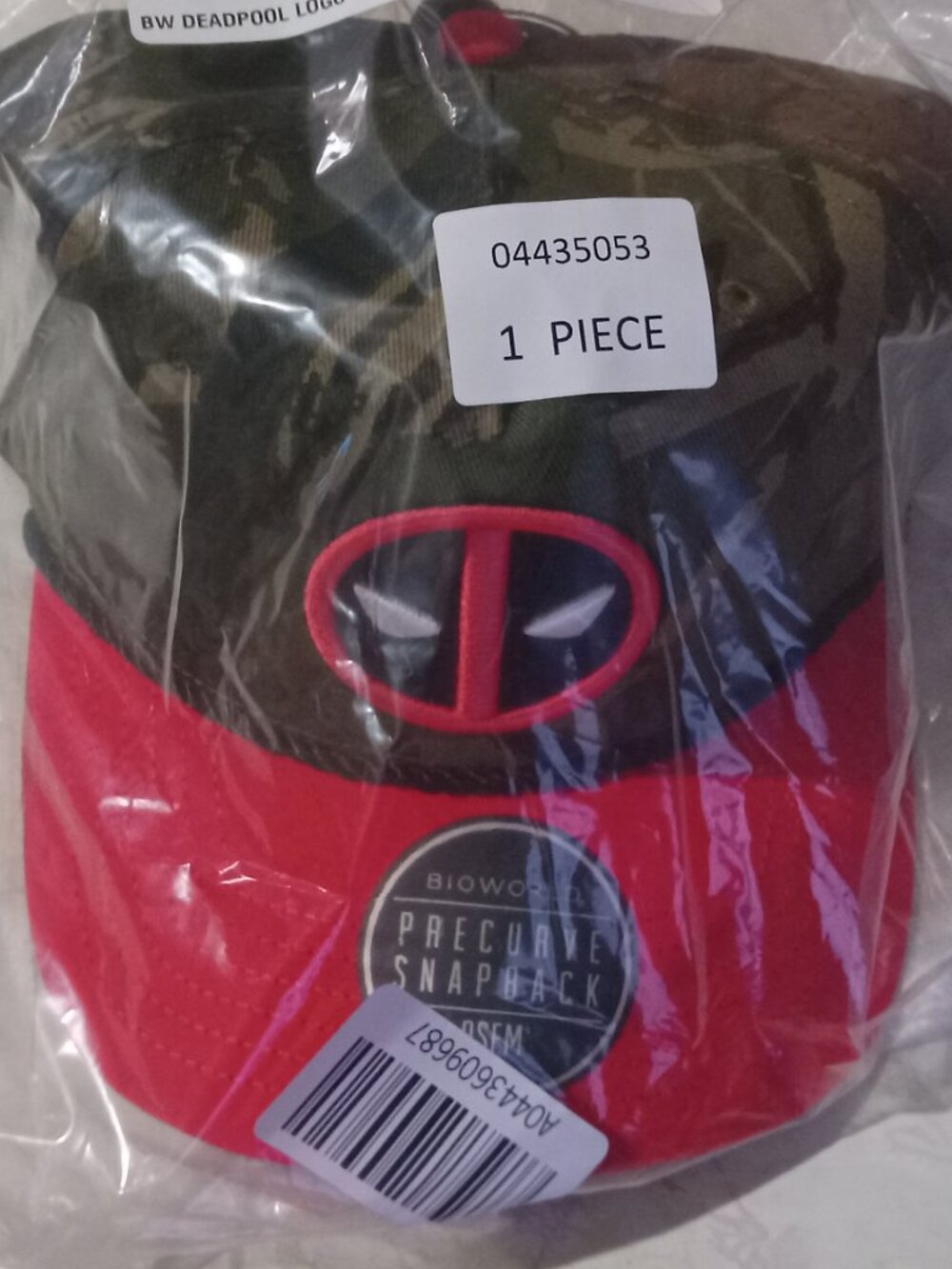 NEW Deadpool Logo Camouflage Snapback Hat Baseball Cap
